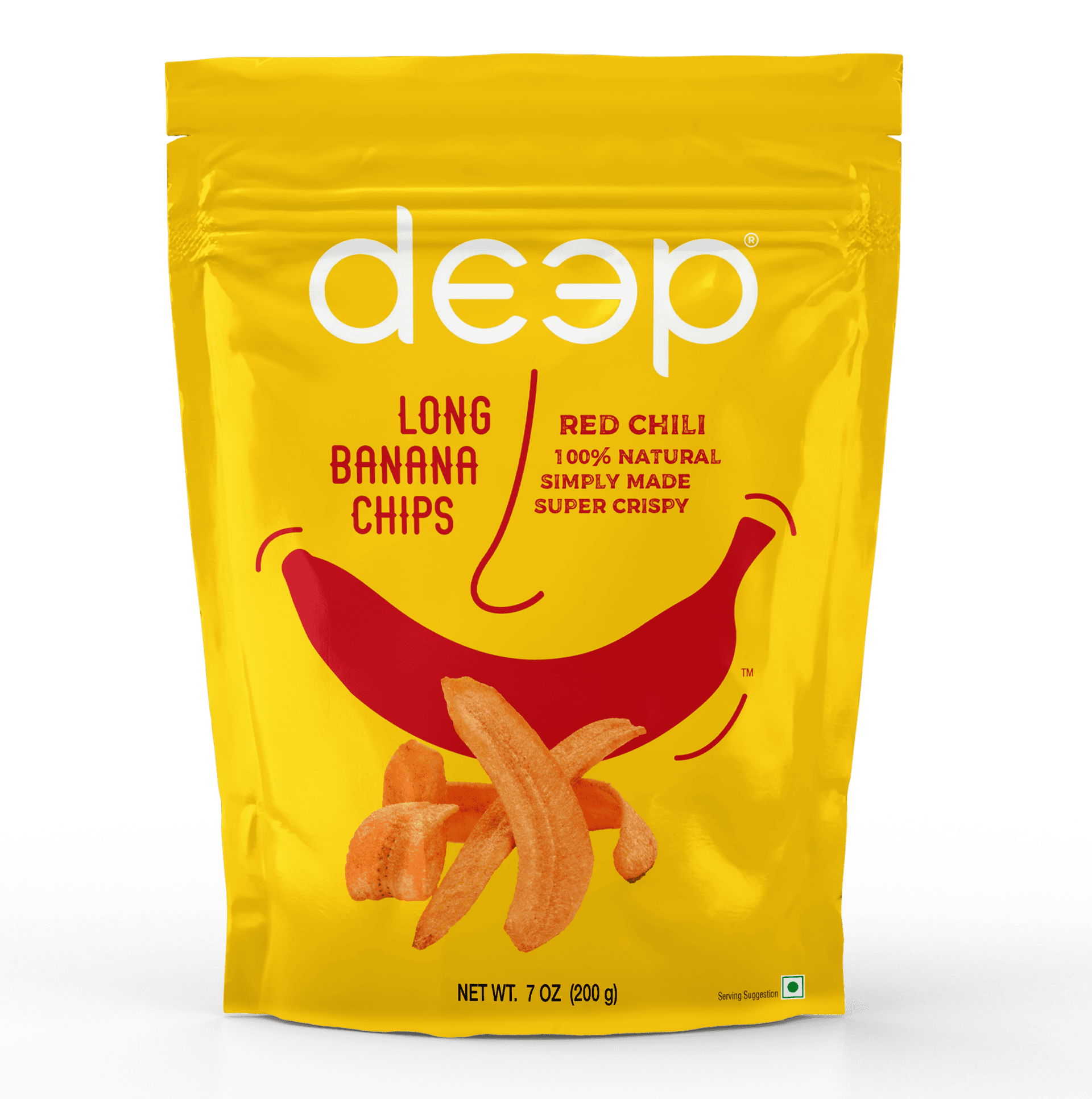 DEEP Banana Chips Long ‐ Red Chili (200g)