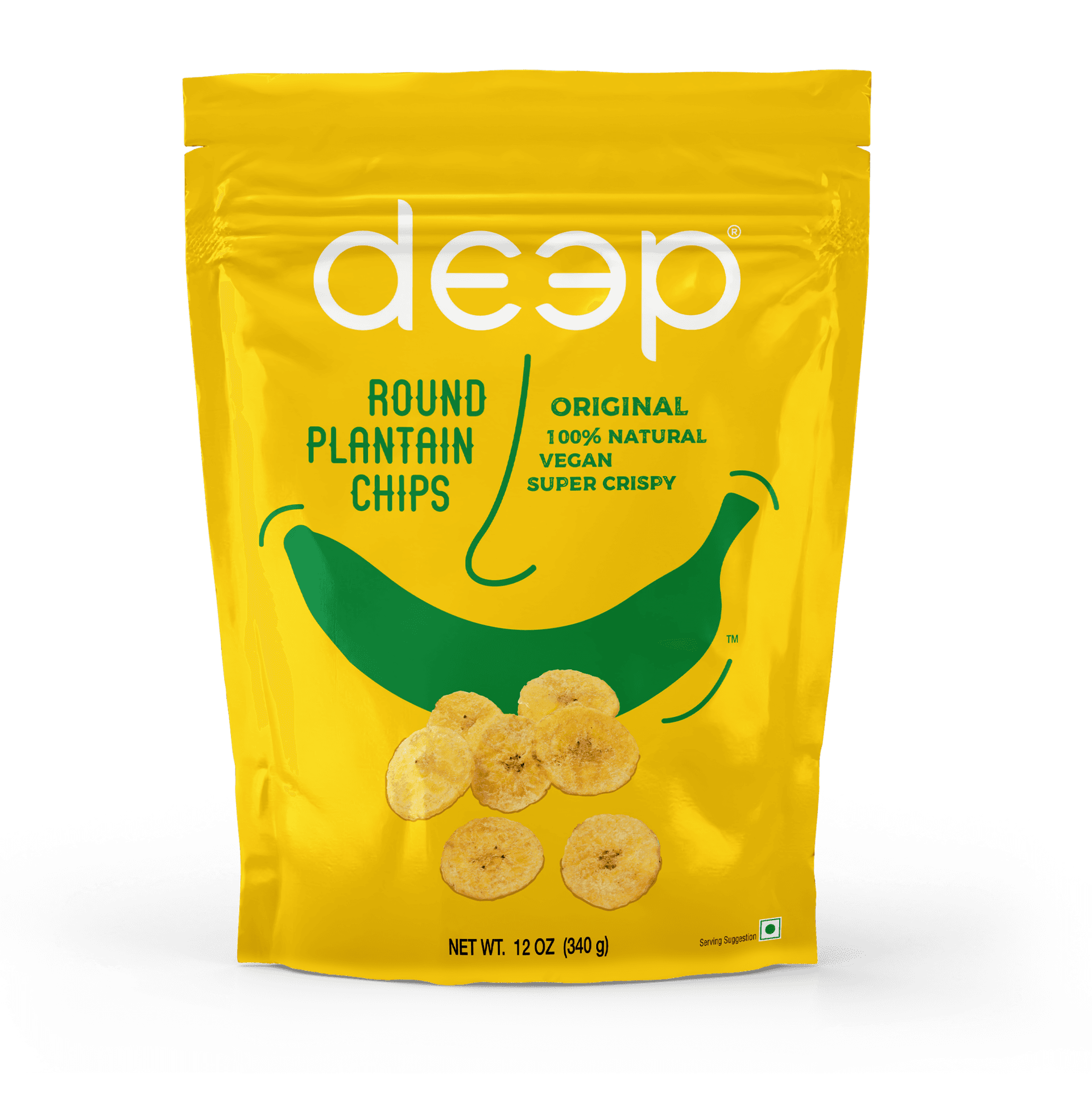 DEEP Plantain Chips Round ‐ Original (340g)
