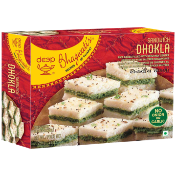 Bhagwatis Veg. Sandwich Dhokla