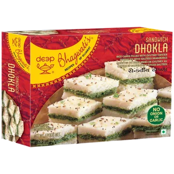 Bhagwatis Veg. Sandwich Dhokla