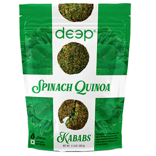 Kababs Spinach Quinoa