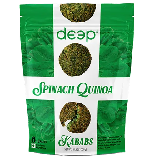 Kababs Spinach Quinoa