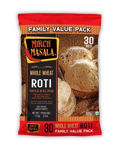 Mm Whole Wheat Roti Family Pack