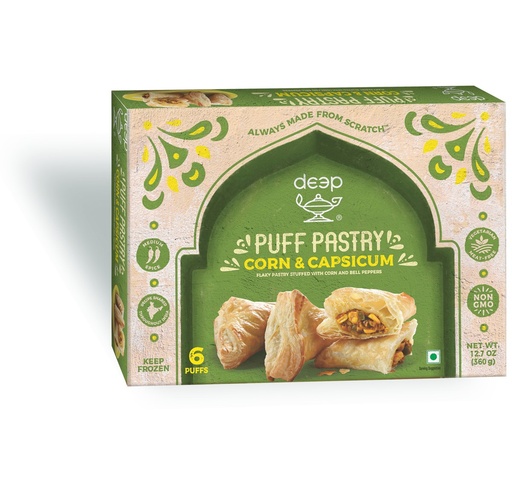 Puff Pastry Corn & Capsicum