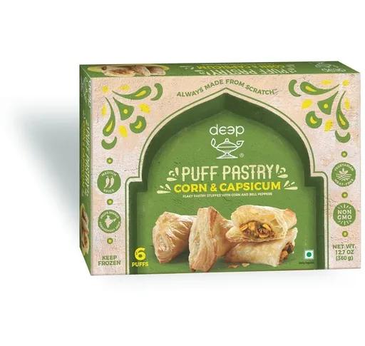 Puff Pastry Corn & Capsicum
